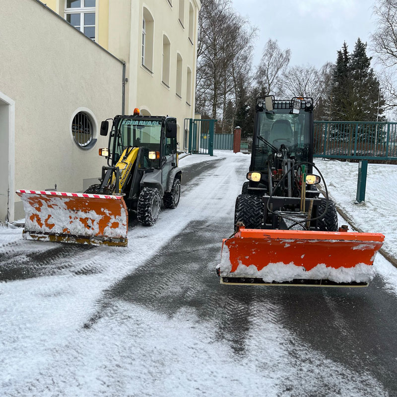 Winterdienst im Erzgebirge